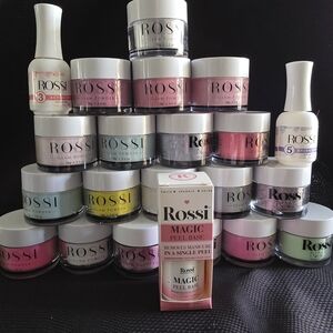 Glam Nail Powder Collection - Pink, Gray, Green, White